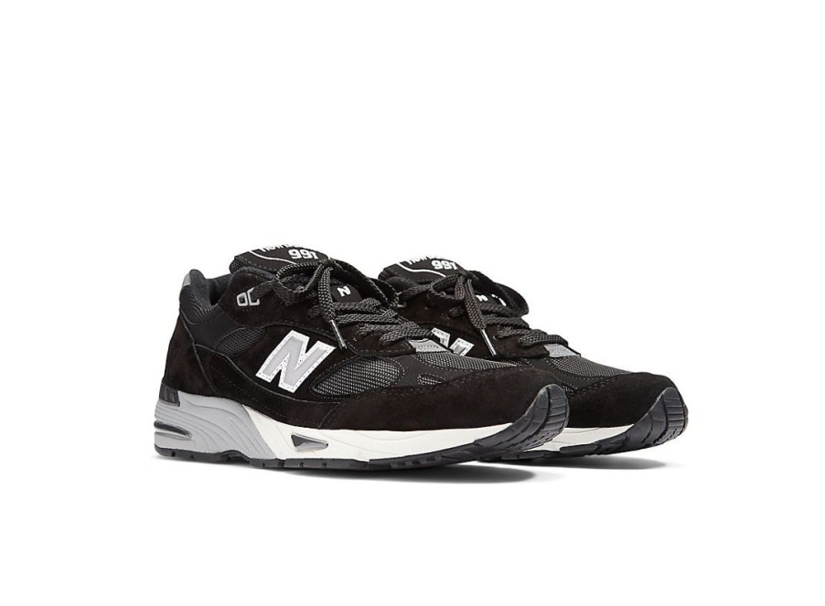 Men New Balance Lifestyle | Made In Uk 991V1 Black With Silver