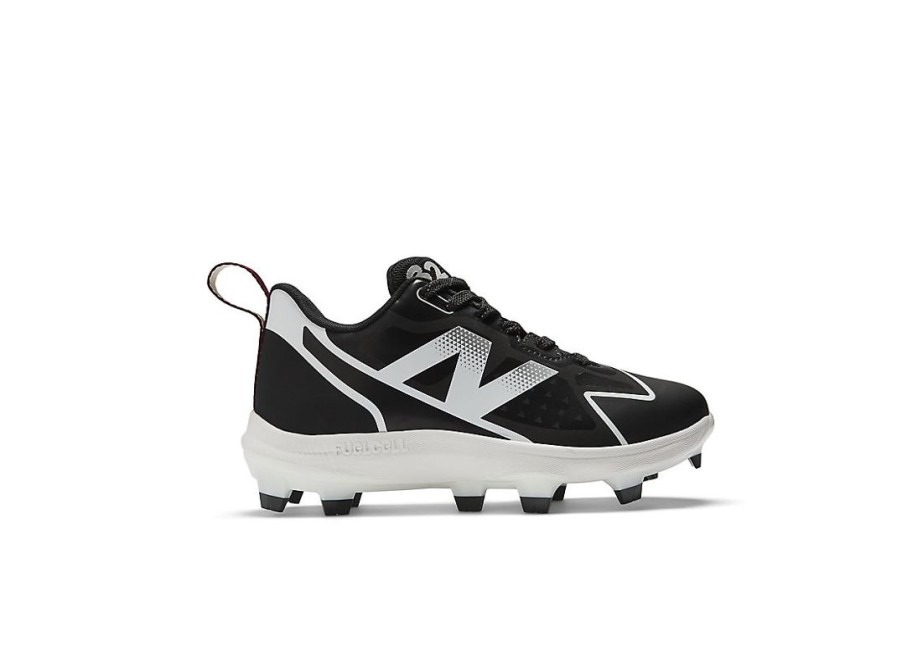 Kid New Balance Big Kids | Fuelcell Romero Duo Molded Black With White And Mercury Red