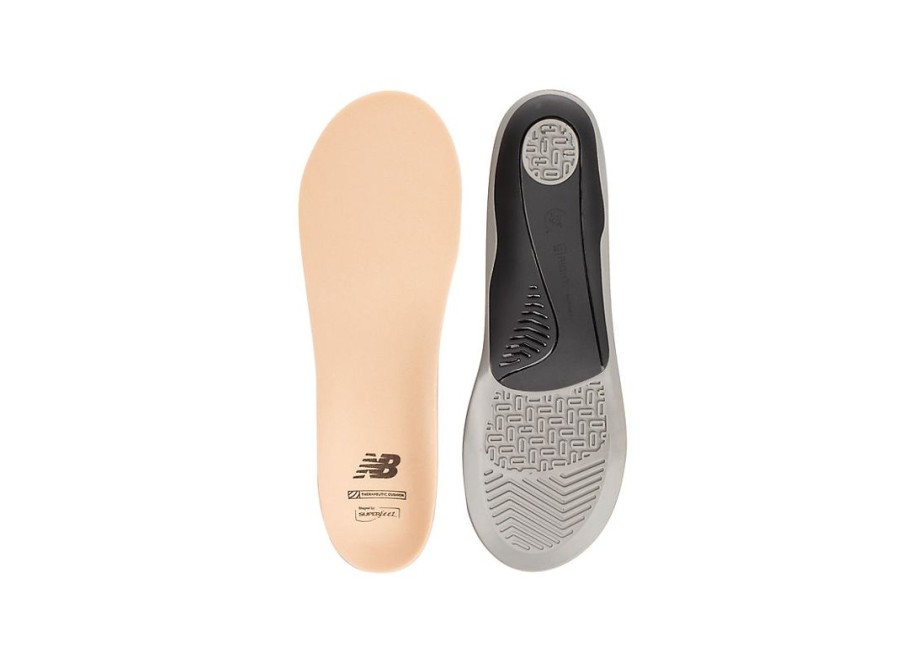 Men New Balance Insoles | Therapeutic Cushion Black With Grey