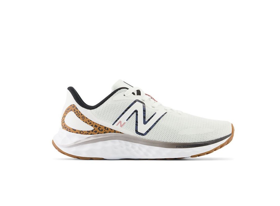 Women New Balance Running | Fresh Foam Arishi V4 White With Tobacco