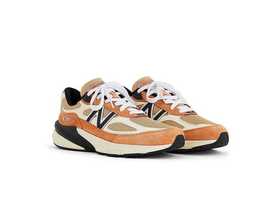 Men New Balance Lifestyle | Made In Usa 990V6 Sepia With Orange