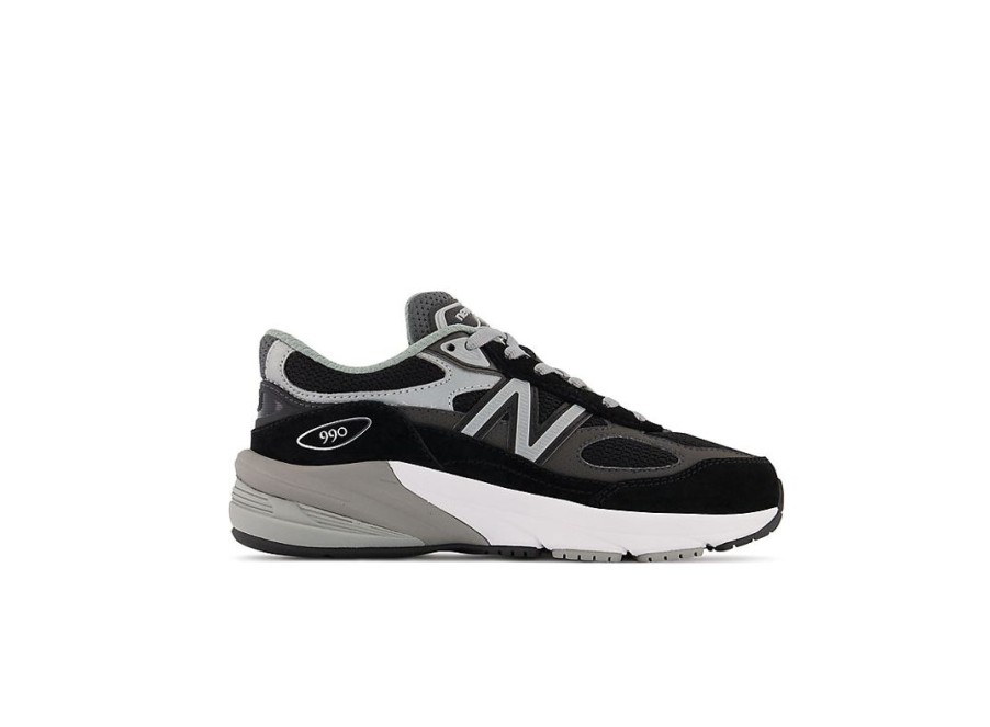 Kid New Balance Little Kids | Fuelcell 990V6 Black With Silver