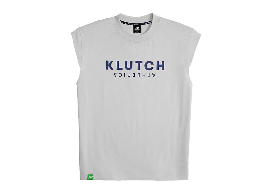 Men New Balance Klutch X Nb | Klutch X Nb Pre Game Chill Sleeveless T-Shirt Grey Matter