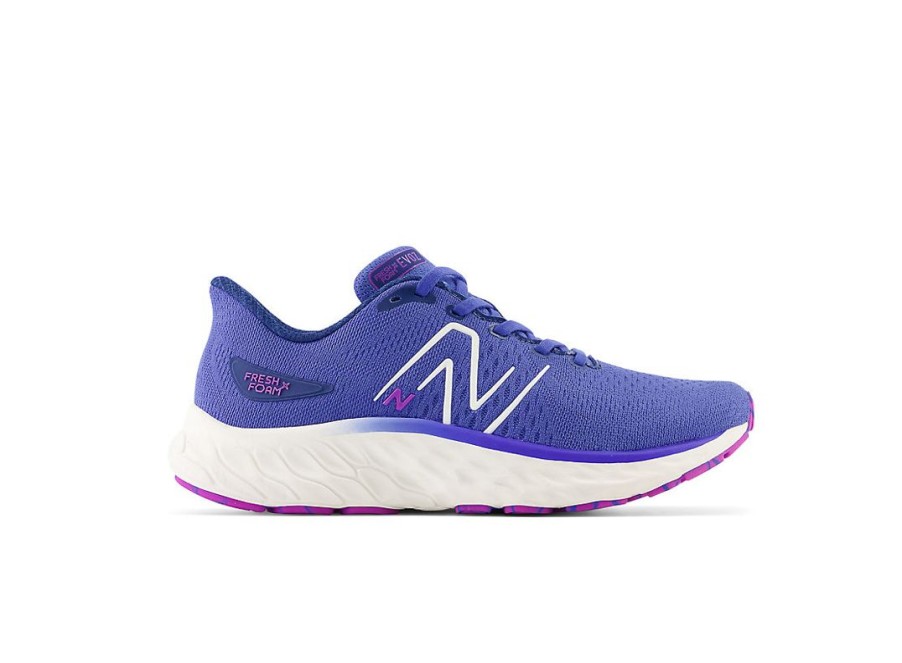 Women New Balance Running | Fresh Foam X Evoz V3 Marine Blue With Night Sky And Cosmic Rose