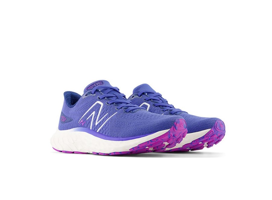 Women New Balance Running | Fresh Foam X Evoz V3 Marine Blue With Night Sky And Cosmic Rose