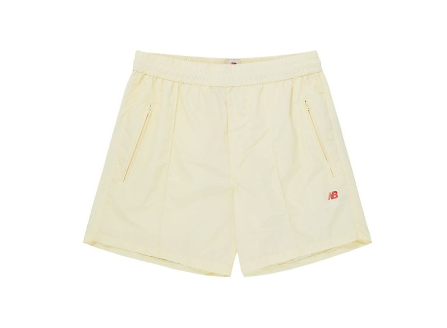 Men New Balance Shorts | Made In Usa Pintuck Short Dawn Glow