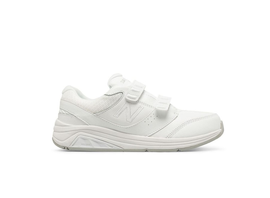 Women New Balance Walking | Hook And Loop Leather 928V3 White