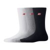 Men New Balance Socks | Nb Patch Logo Crew 3 Pairs White Multi