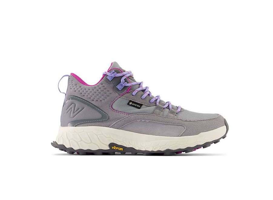 Women New Balance Running | Fresh Foam X Hierro Mid Gore-Tex® Steel With Castlerock And Magenta