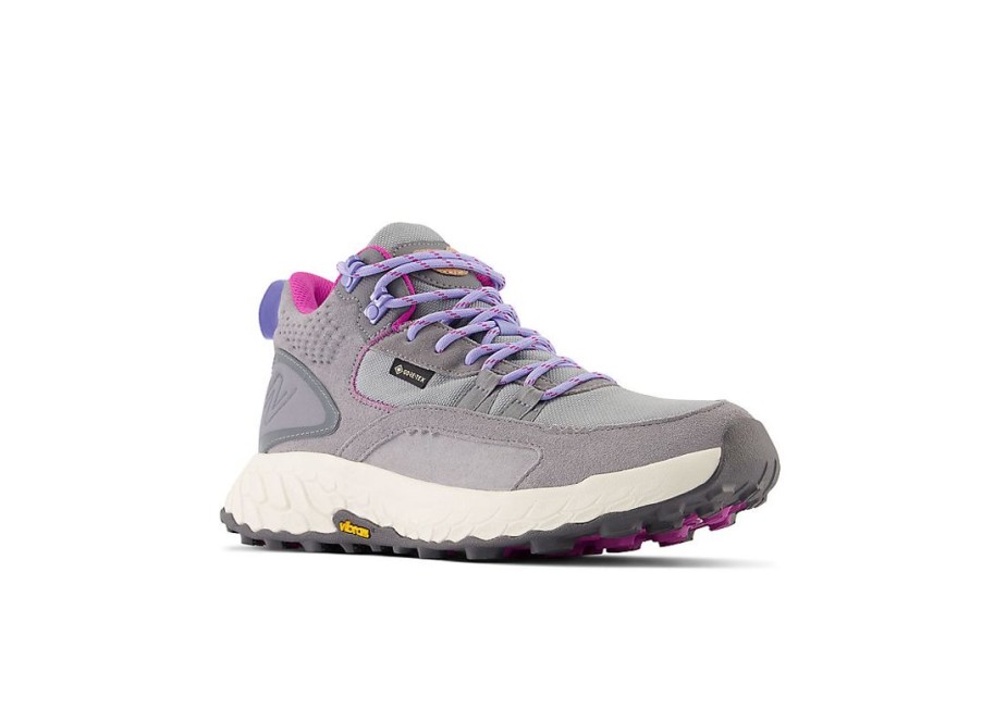 Women New Balance Running | Fresh Foam X Hierro Mid Gore-Tex® Steel With Castlerock And Magenta