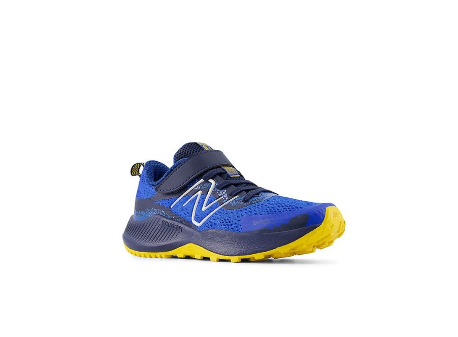 Kid New Balance Little Kids | Dynasoft Nitrel V5 Bungee Lace Blue Oasis With Ginger Lemon