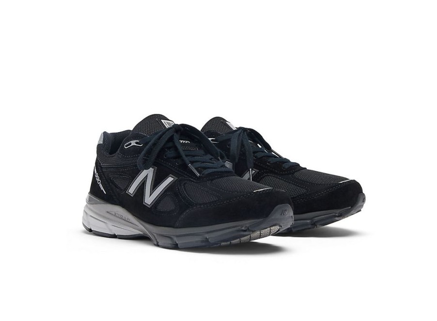 Men New Balance Lifestyle | Made In Usa 990V4 Black With Silver