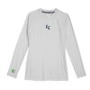 Women New Balance Shirts | Klutch X Nb Unleash Long Sleeve Top Grey Matter