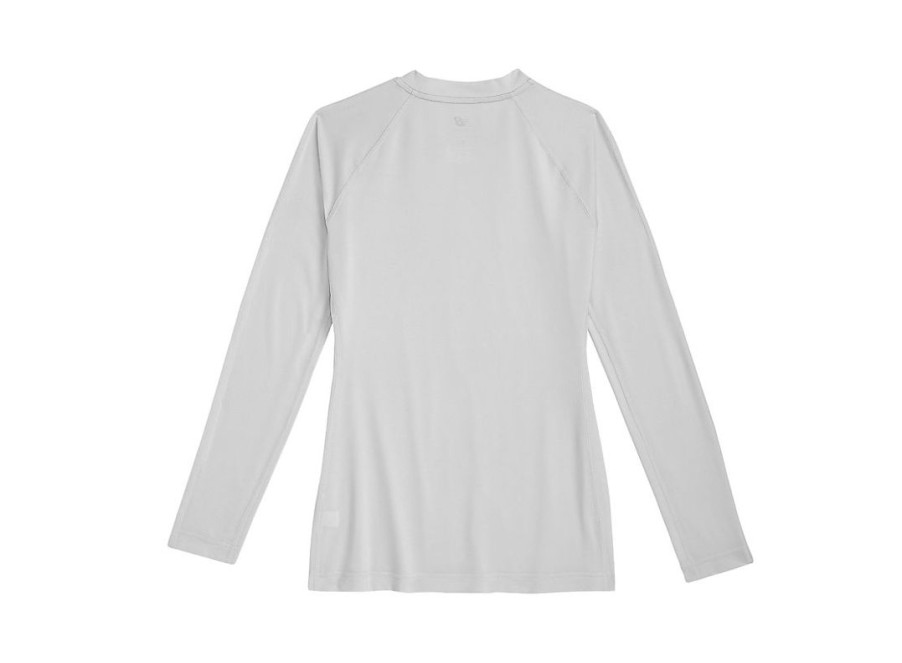 Women New Balance Shirts | Klutch X Nb Unleash Long Sleeve Top Grey Matter